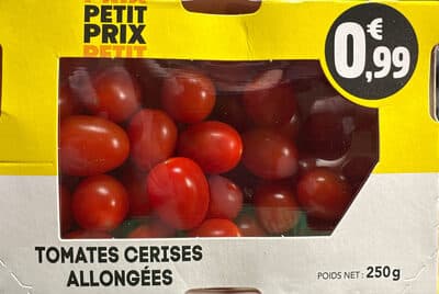 Tomates cerises allongées - Maroc