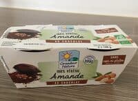 Dessert 100% végétal à l'amende au chocolat