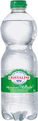 CRISTALINE Eau de Source Pétillante 0,5L