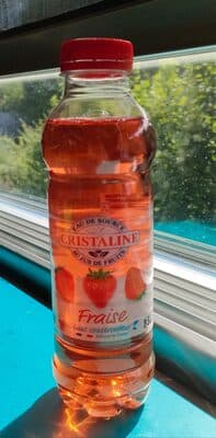 CRISTALINE Eau de Source au jus de fruits FRAISE 50cl