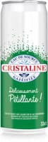 CRISTALINE Eau de Source Pétillante canette 33cl