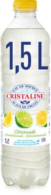CRISTALINE Eau de Source au jus de fruits CITRONNADE 1.5L