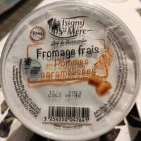 Fromage frais aux pommes caramélisées
