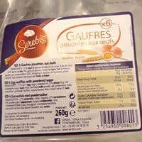 Gaufres poudrées aux oeufs