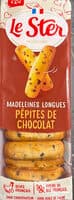 Madeleines longues pépites de chocolat