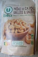 Noix de cajou grillées salées , paquet 100g