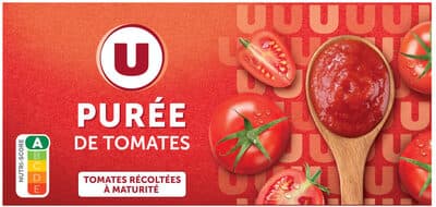Sauce coulis de tomate Purée de tomate 3 briques, 200g