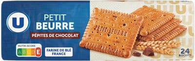 Petit Beurre aux pépites de chocolat paquet de 200g