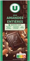 Chocolat noir aux amandes Tablette de 200g