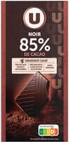 Chocolat noir dégustation 85% de cacao Tablette de 100g