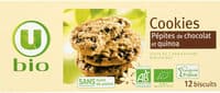 Cookies bio quinoa pépites chocolat paquet de 175g