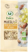 Muesli floconneux 25% de fruits et noix