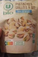 Pistaches grillées à sec sans sel ajouté , sachet 75g