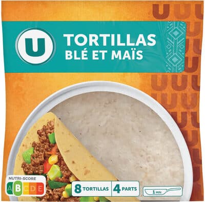 Tortillas souples de maïs 8 paquets - 320g