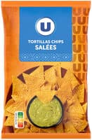 Tortillas chips goût salé sachet de 300g