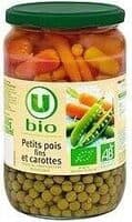 Petits pois et carottes à l'étuvée - Bocal 420g