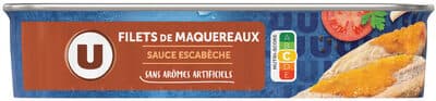 Filets de maquereaux à l'escabèche 169g