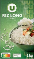 Riz long grain étuvé 10 minutes, étui vrac de 1kg