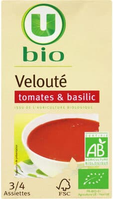 Soupe Velouté tomates et basilic 100cl