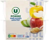 Purée de pommes sans sucres ajoutés 8 pots de 100g