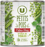 Petits pois extra-fins - Boîte de 280g net égoutté