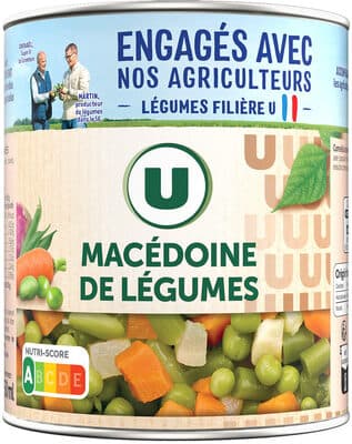 Macédoine de légumes - Boîte 530g