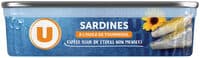 Sardines à l'huile de tournesol boîte de 135g