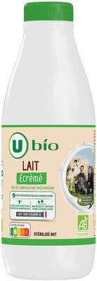 Lait UHT biologique écrémé Bio