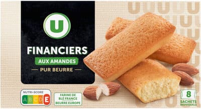 Financiers aux amandes pur beurre x8 - 200g