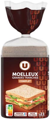 Pain de mie sandwich complet 825g