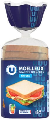 Pain de mie sandwich nature 550g