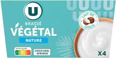 Brassés végétal nature 4%mg - 4x100g