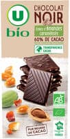 Tablette de chocolat noir aux amandes 100g