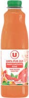 Pur jus de pamplemousse rose bouteille en plastique de 1l