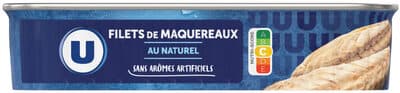 Filets de maquereaux au naturel 176g