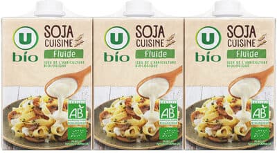 Soja cuisine fluide , 3x20cl