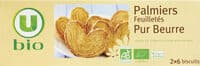 Palmiers pur beurre paquet de 100g