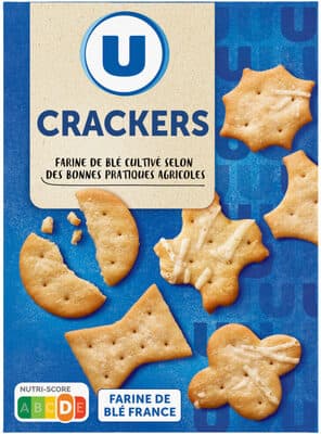 Biscuits apéritifs Crackers assortiment paquet de 100g