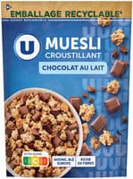 Céréales Muesli croustillant au chocolat au lait 500g