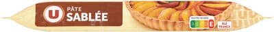 Pâte à tarte sablée ronde prête à dérouler