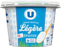 Crème fraîche épaisse légère 15%MG, 20cl