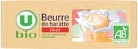 Beurre doux de baratte plaquette de 250g