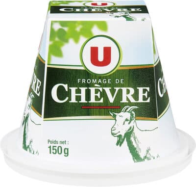 Fromage Pyramide de chèvre frais au lait pasteurisé 14% de MG, 150g