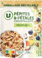 Céréales Pépites et pétales aux fruits secs sachet de 400g