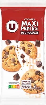 Cookies premium maxi pépites chocolat paquet de 184g