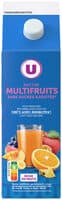 Nectar multifruits sans sucres ajoutés brique 2L