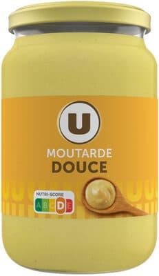 Moutarde douce bocal en verre de 355g