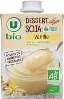Dessert végétal soja à la vanille, brique 525g