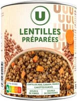 Lentilles préparées - Boîte 530g