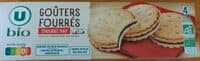 Gâteaux Goûters bio fourrés au chocolat noir 185g